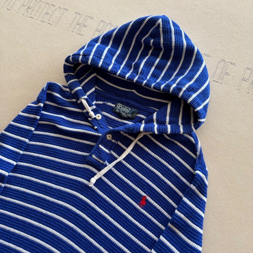 Y2K Polo Ralph Lauren Waffle Hoodie